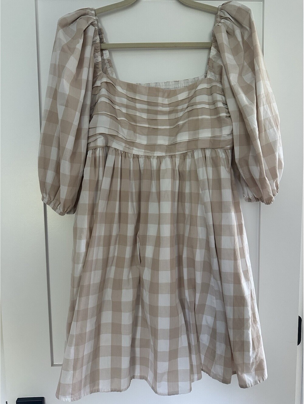 Abercrombie & Fitch Women’s  Emerson Gingham Mini Dress Size Medium/Tall